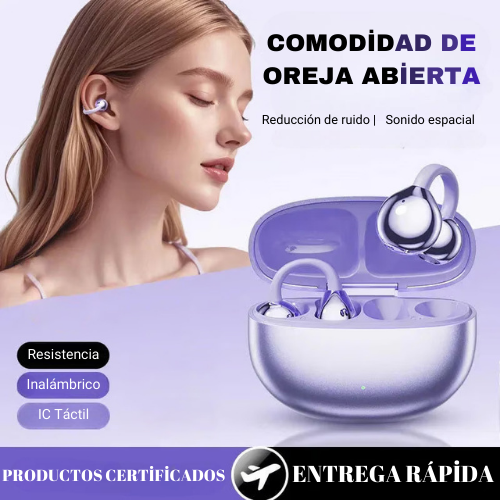 SHEN Auriculares Bluetooth Con Clip de Oreja