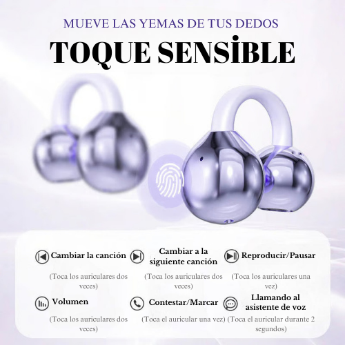 SHEN Auriculares Bluetooth Con Clip de Oreja